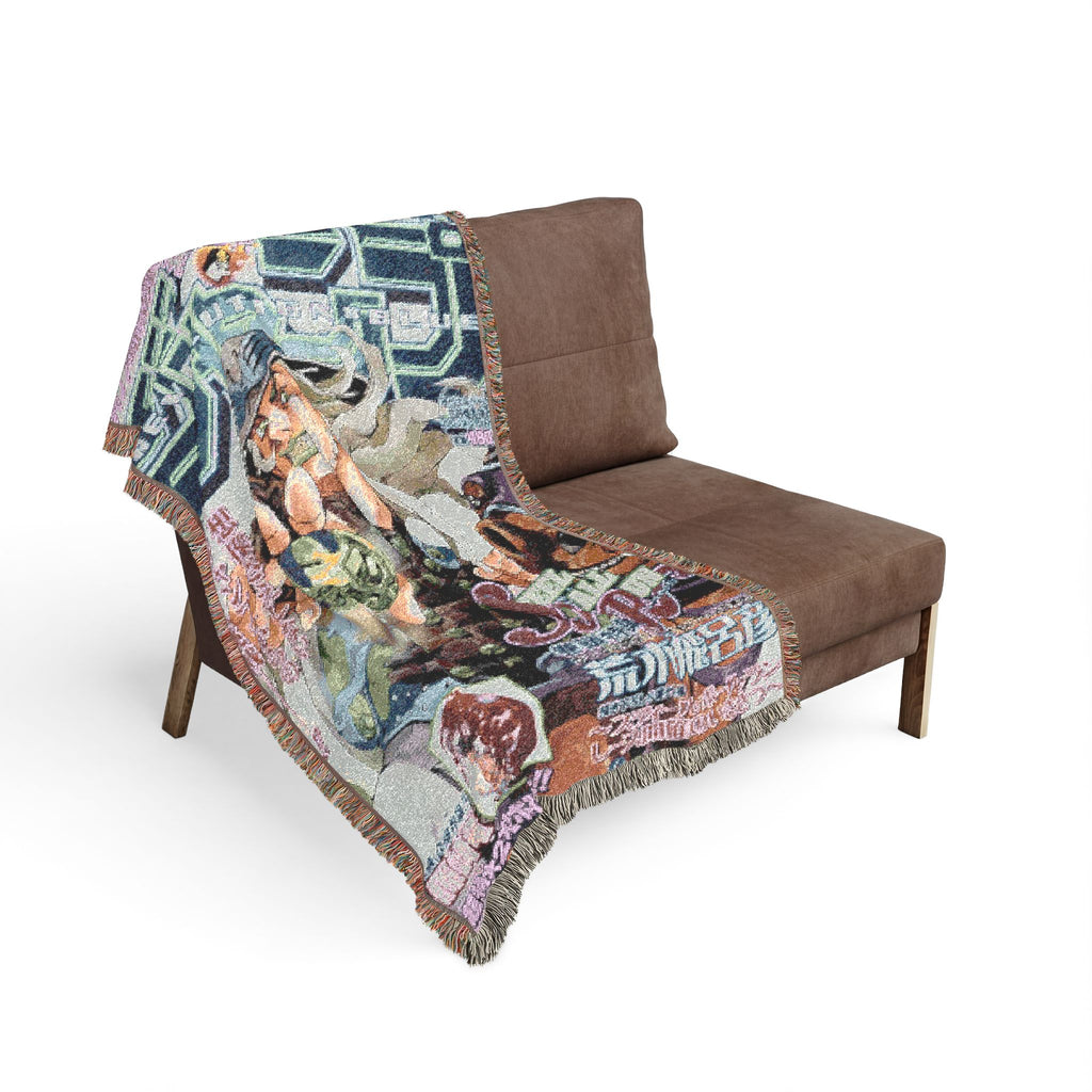 Jojo's Bizarre Adventure Cotton Woven Blanket | Soft Throw Bedding