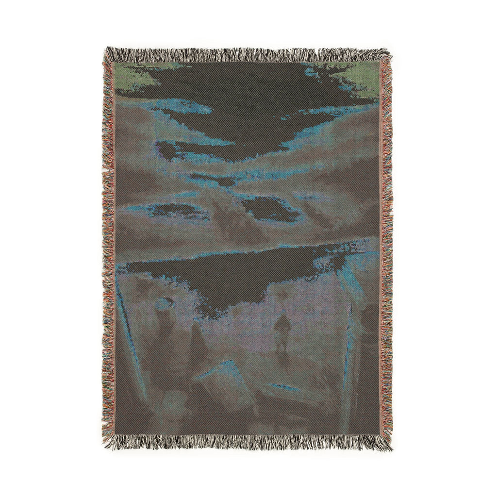 Thorfinn Handmade Sunset Cotton Woven Blanket | Soft Bedding Throw | Vinland Saga