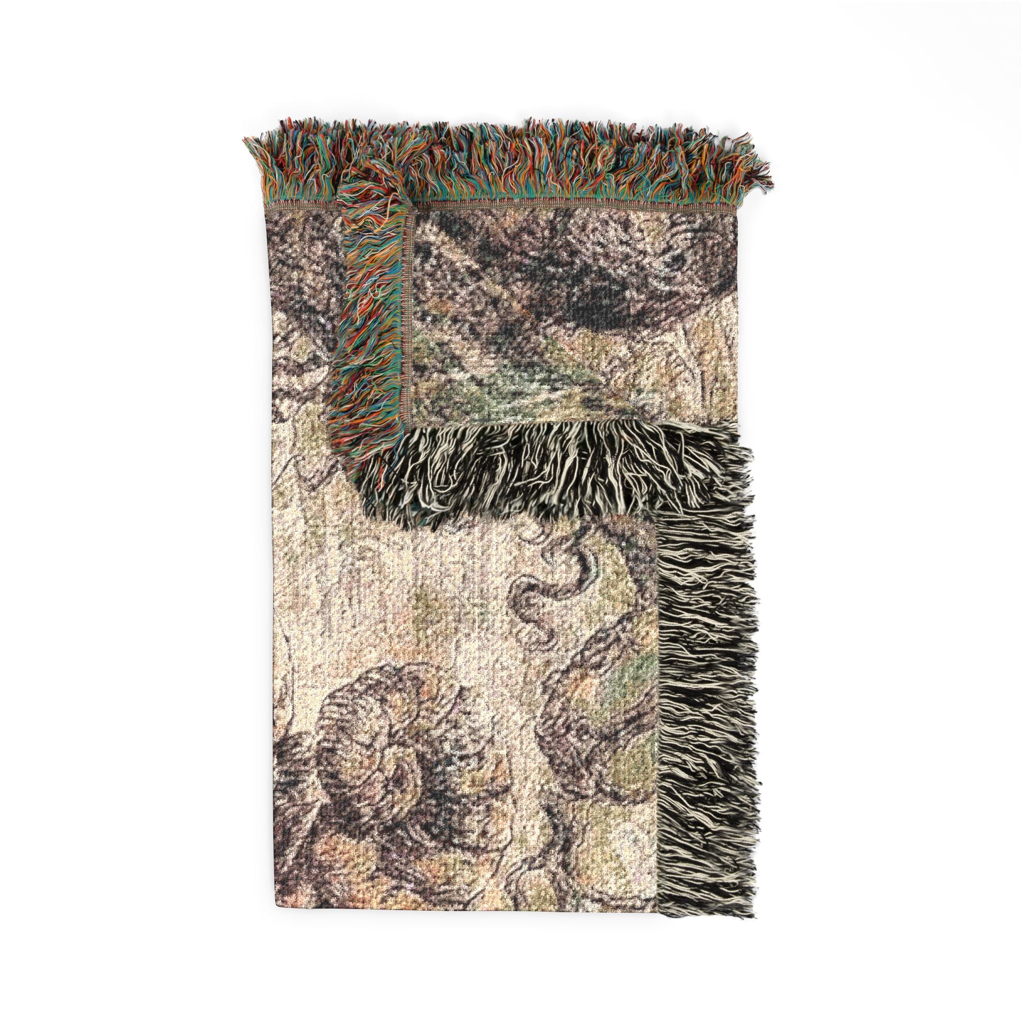 Attack On Titan Illustration Cotton Woven Blanket | Soft Throw Bedding