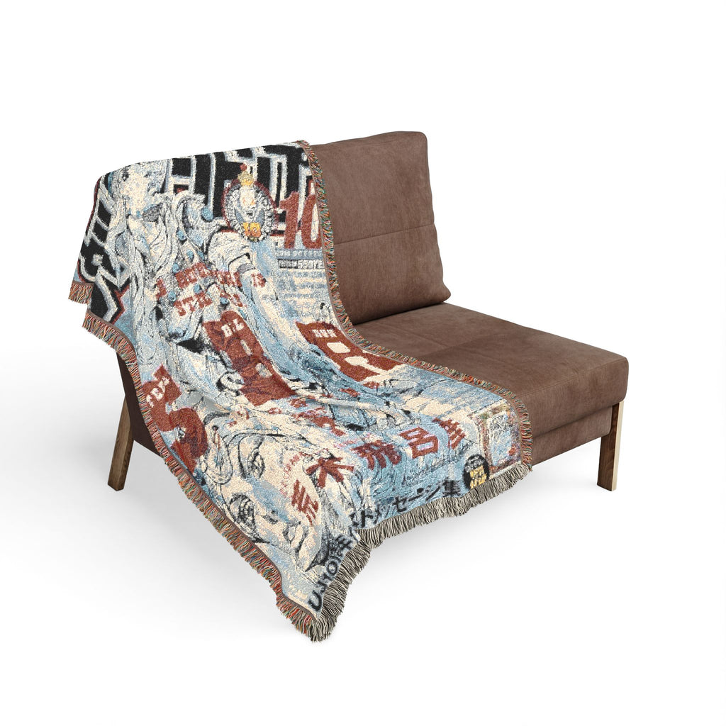 Jojo's Bizarre Adventure SBR Cotton Woven Blanket | Soft Throw Bedding