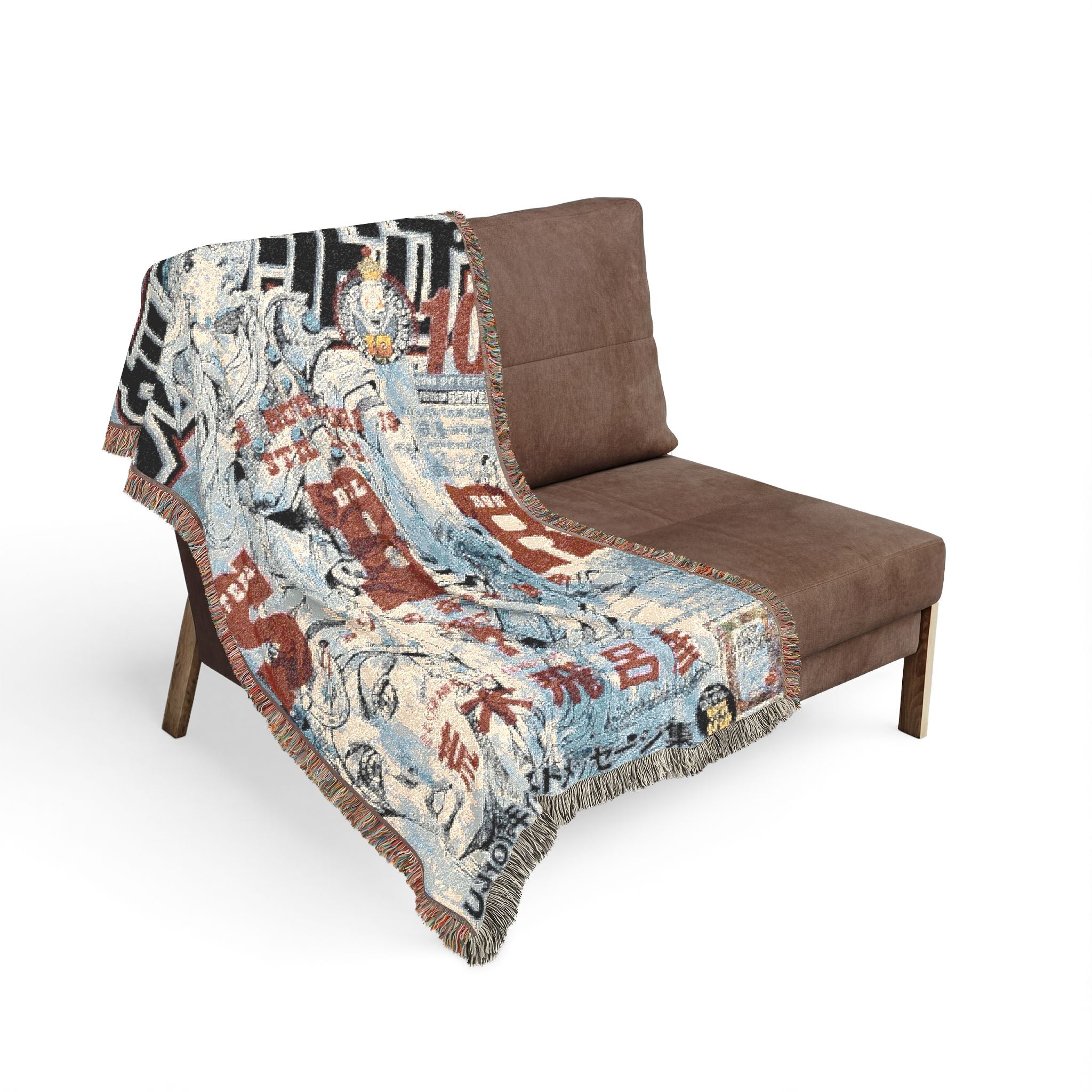 Jojo's Bizarre Adventure SBR Cotton Woven Blanket | Soft Throw Bedding