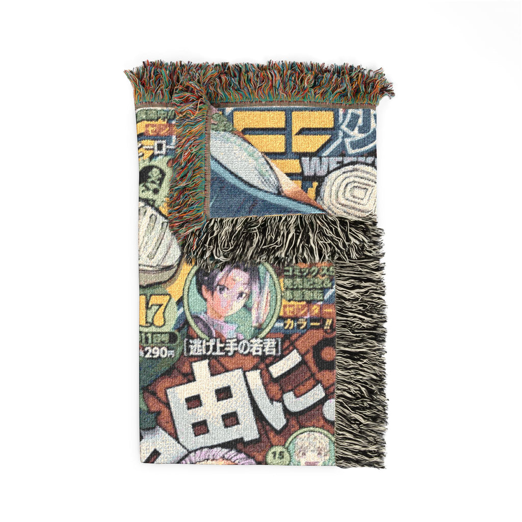 Sakamoto Days Cotton Woven Blanket | Soft Throw Bedding