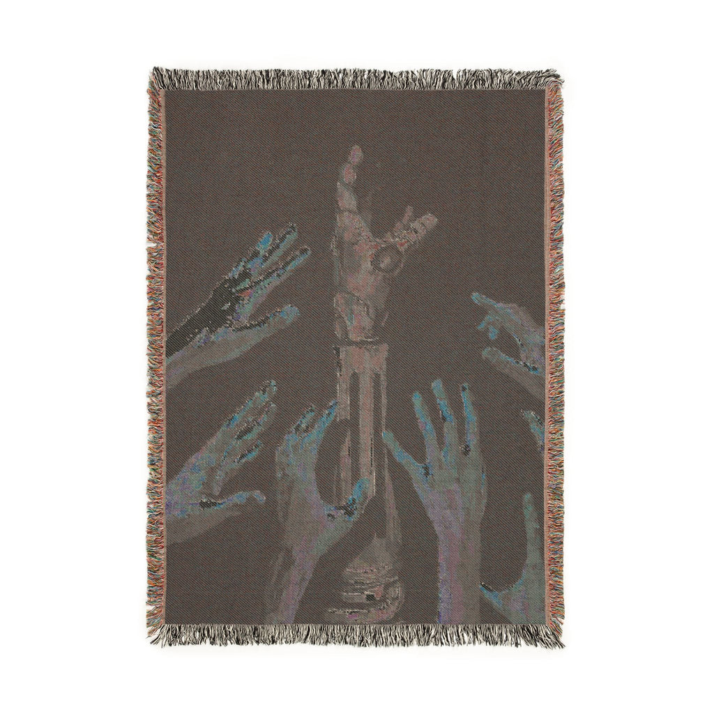 Full Metal Alchemist Reaching Hands Art Cotton Blanket | Soft Bedding Throw | FMA