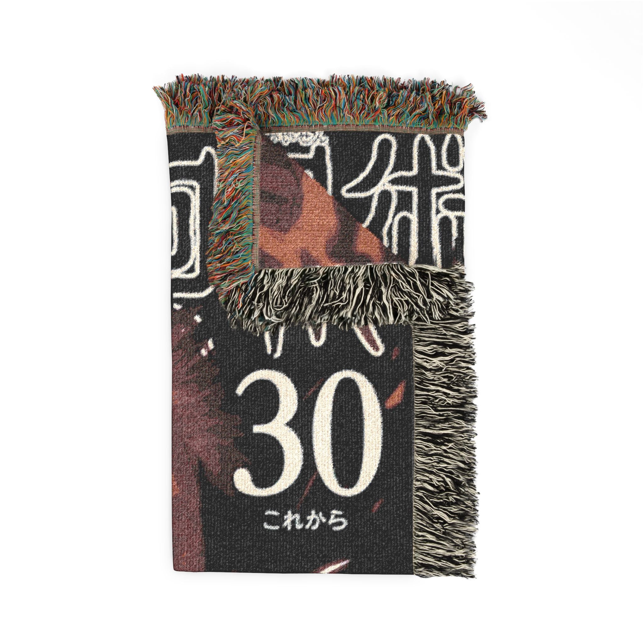 JJK Sukuna Cotton Woven Blanket | Soft Bedding throw