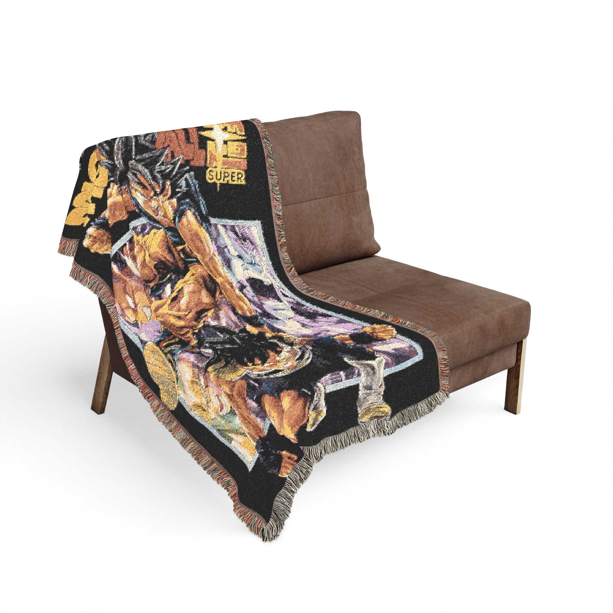 Dragon Ball Super Cover Cotton Woven Blanket | Soft Bedding Throw