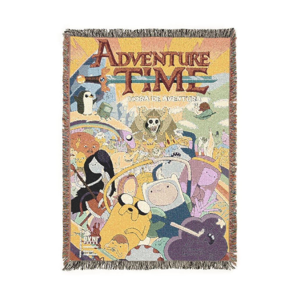 Adventure Time Woven Blanket | Soft Bedding Throw
