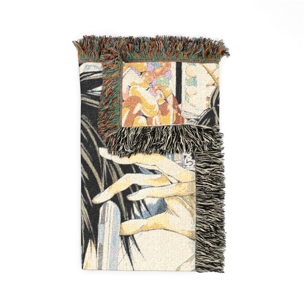 Death Note L Cotton Woven Blanket | Soft Throw Bedding