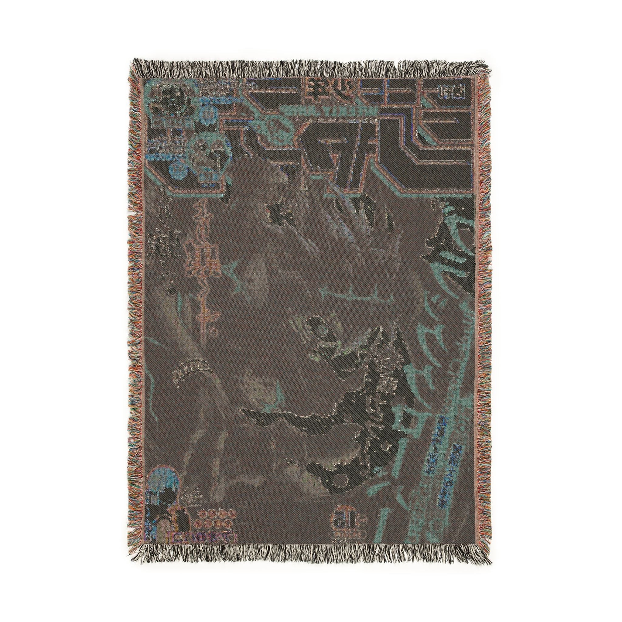 Black Clover Asta Woven Blanket | Soft Bedding Throw