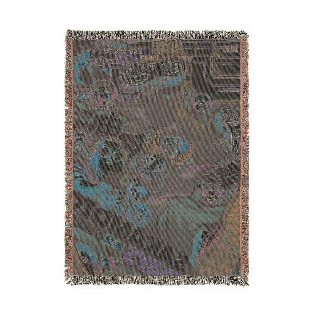 Sakamoto Days Cotton Woven Blanket | Soft Throw Bedding