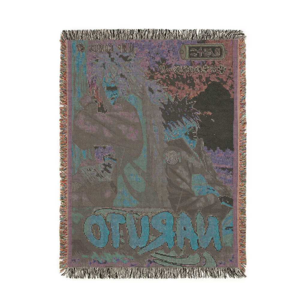 Naruto & Jiraiya Cotton Woven Blanket | Manga Art Throw
