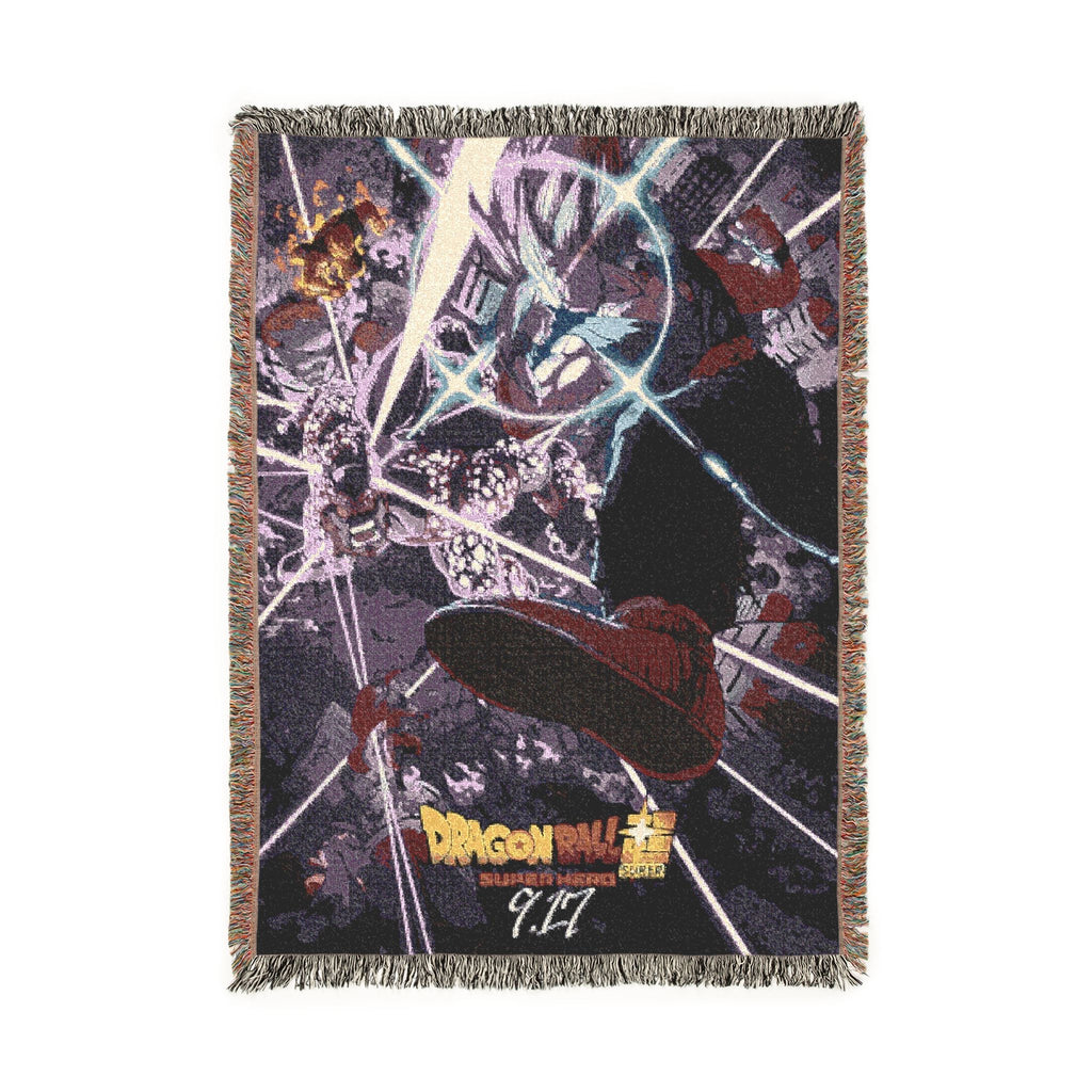 Dragon Ball Super Cotton Woven Blanket | Soft Bedding Throw