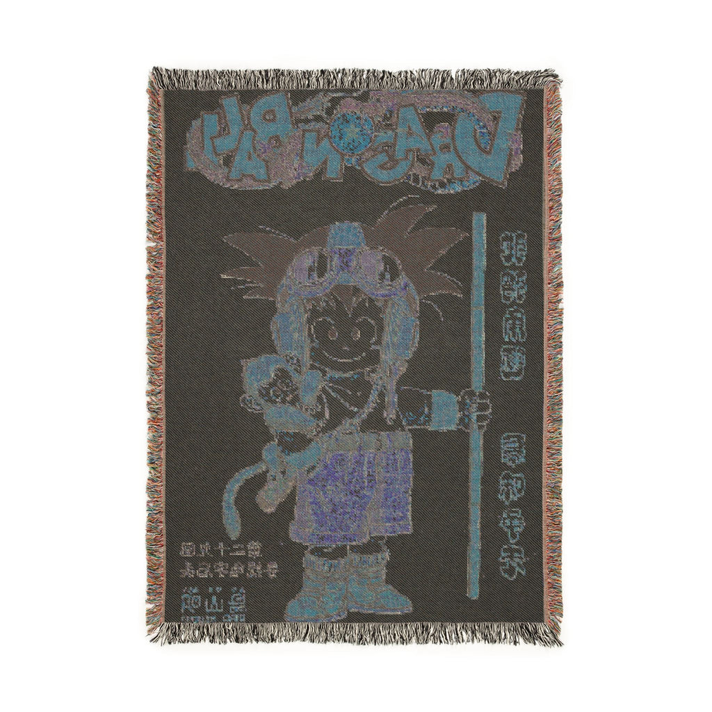 Dragon Ball Cotton Woven Blanket | Soft Bedding Throw
