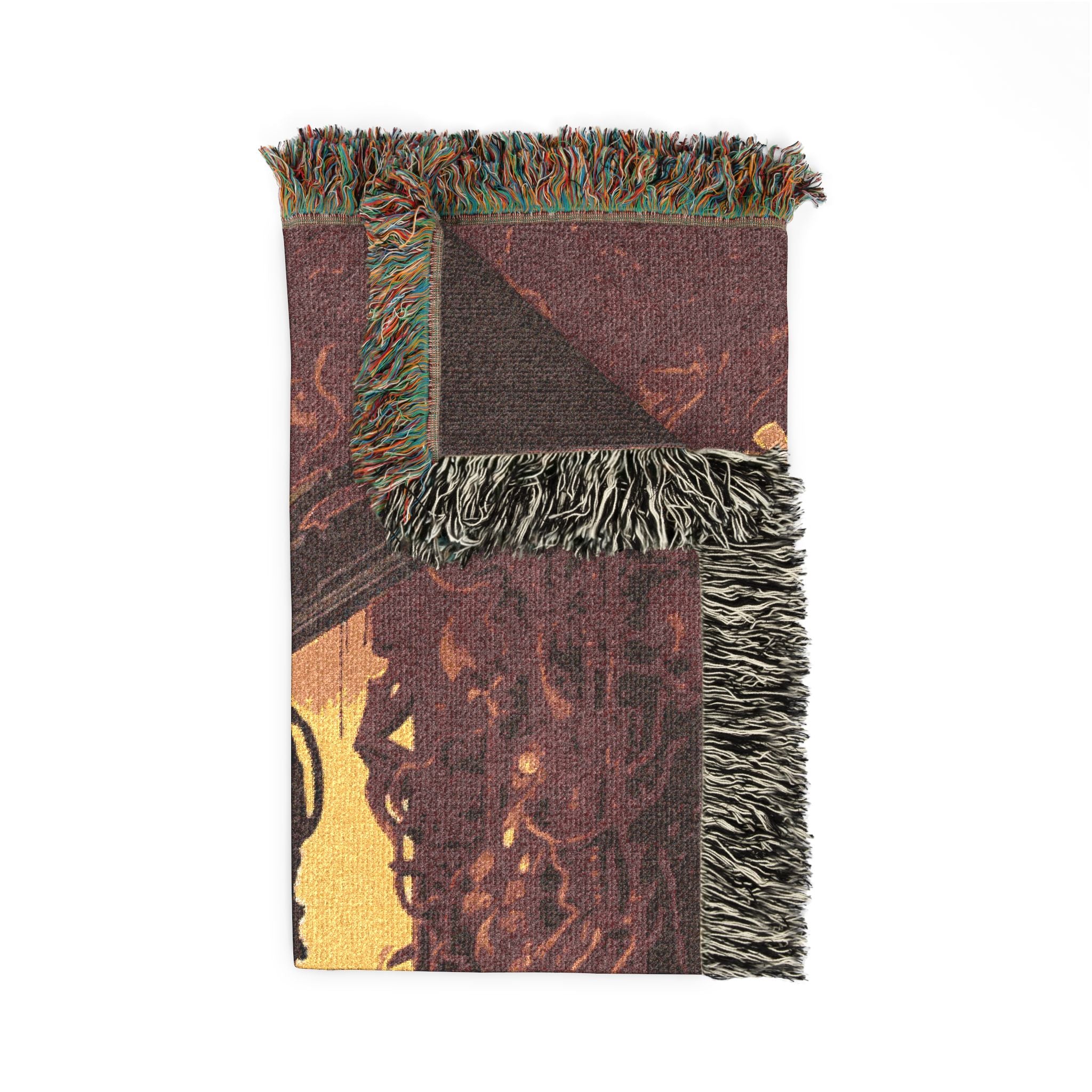 DOOM Slayer Art Cotton Woven Blanket | Soft Bedding Throw