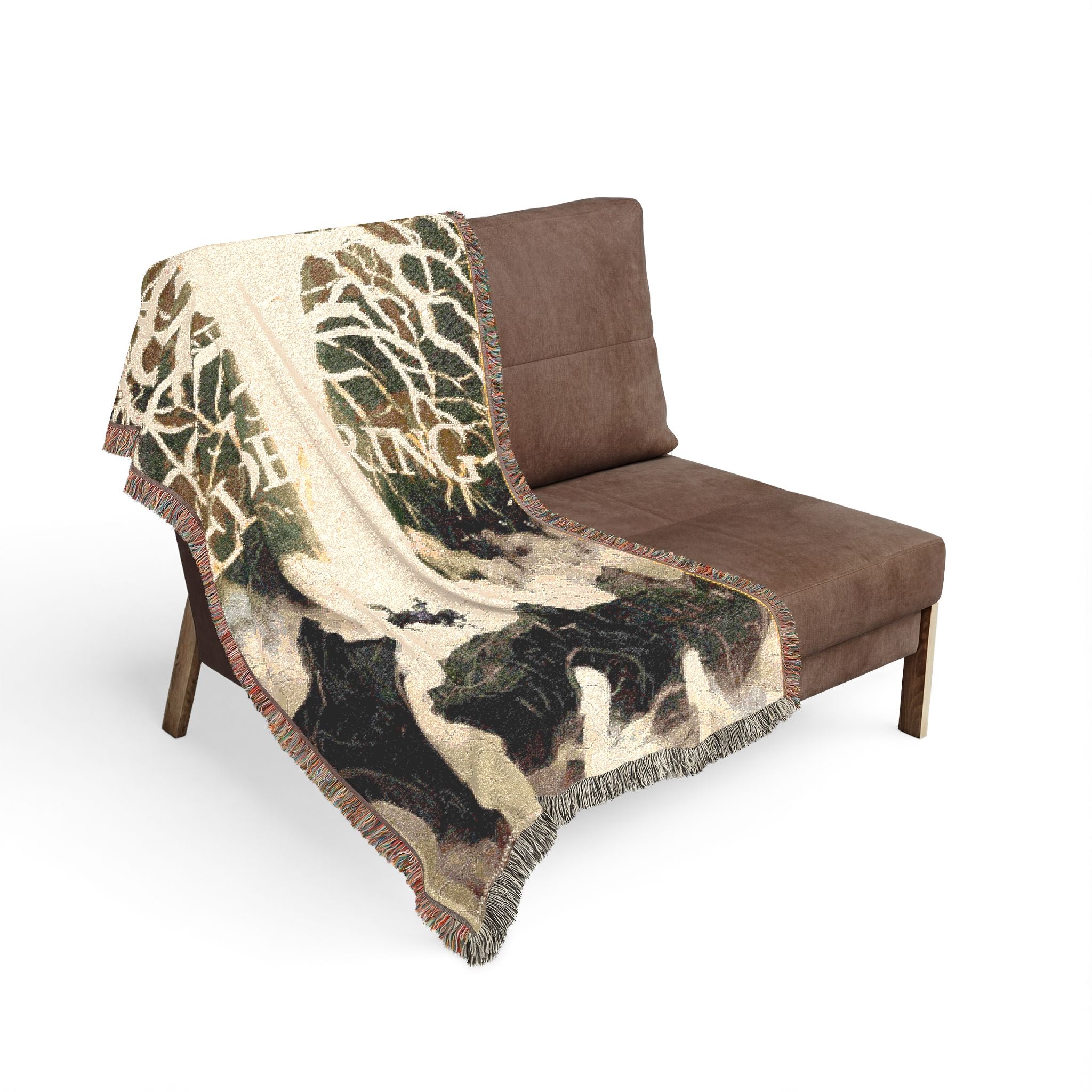 Elden Ring Tarnished Cotton Woven Blanket | Soft Bedding Throw