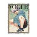 Hunter Hunter x Vogue Cotton Woven Blanket | Soft Bedding Throw