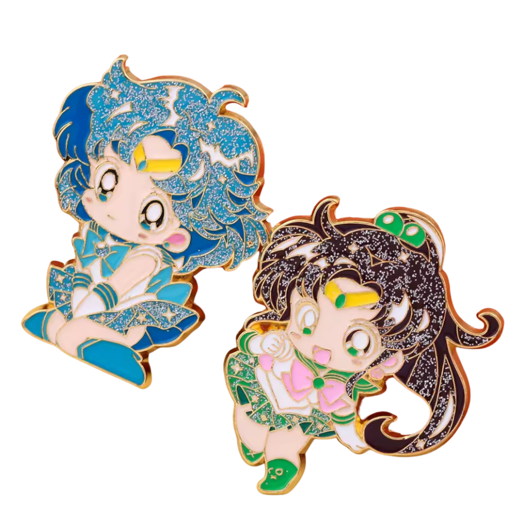 Sailor Moon Girls Cute Hard Enamel Pins | Anime Accessory | SM