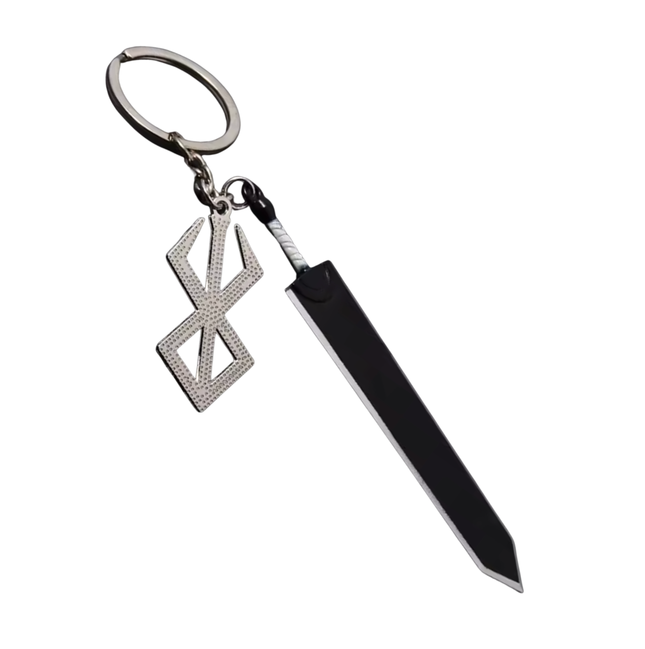 Berserk Sword & Brand Of Sacrifice Keychain | Anime Metal Keychain
