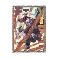 Chainsaw Man Cover Cotton Woven Blanket | Soft Bedding Throw