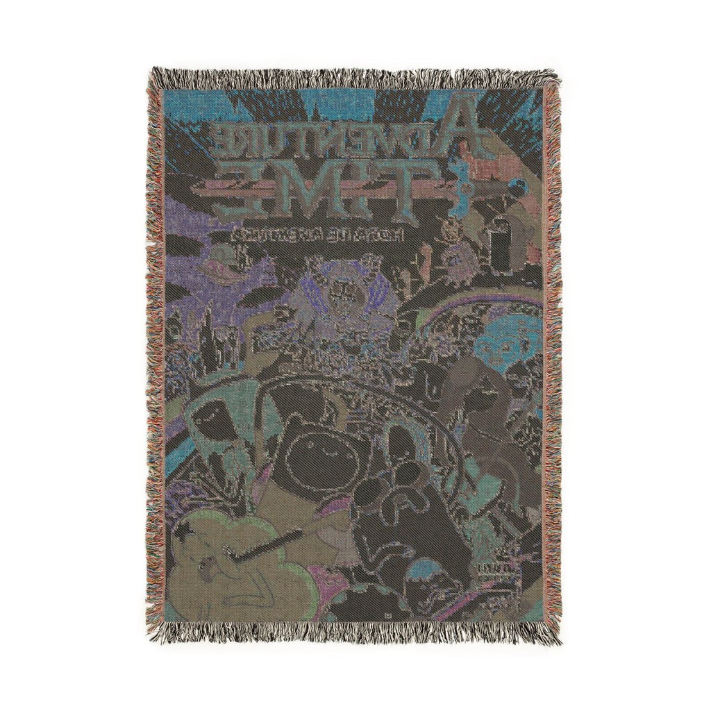 Adventure Time Woven Blanket | Soft Bedding Throw