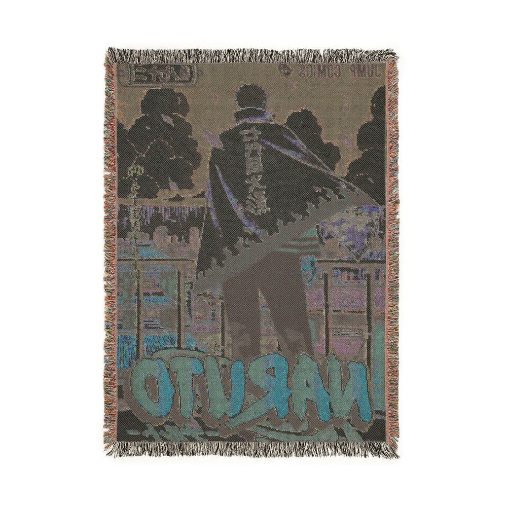 Naruto Cityscape Cotton Woven Blanket | Soft Throw Bedding