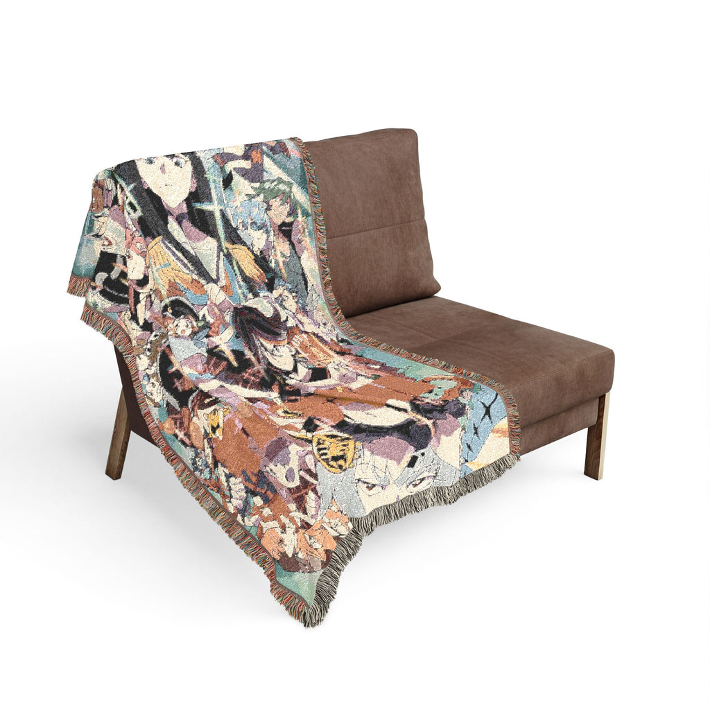 Kill la Kill Art Cotton Woven Blanket | Soft Bedding Throw