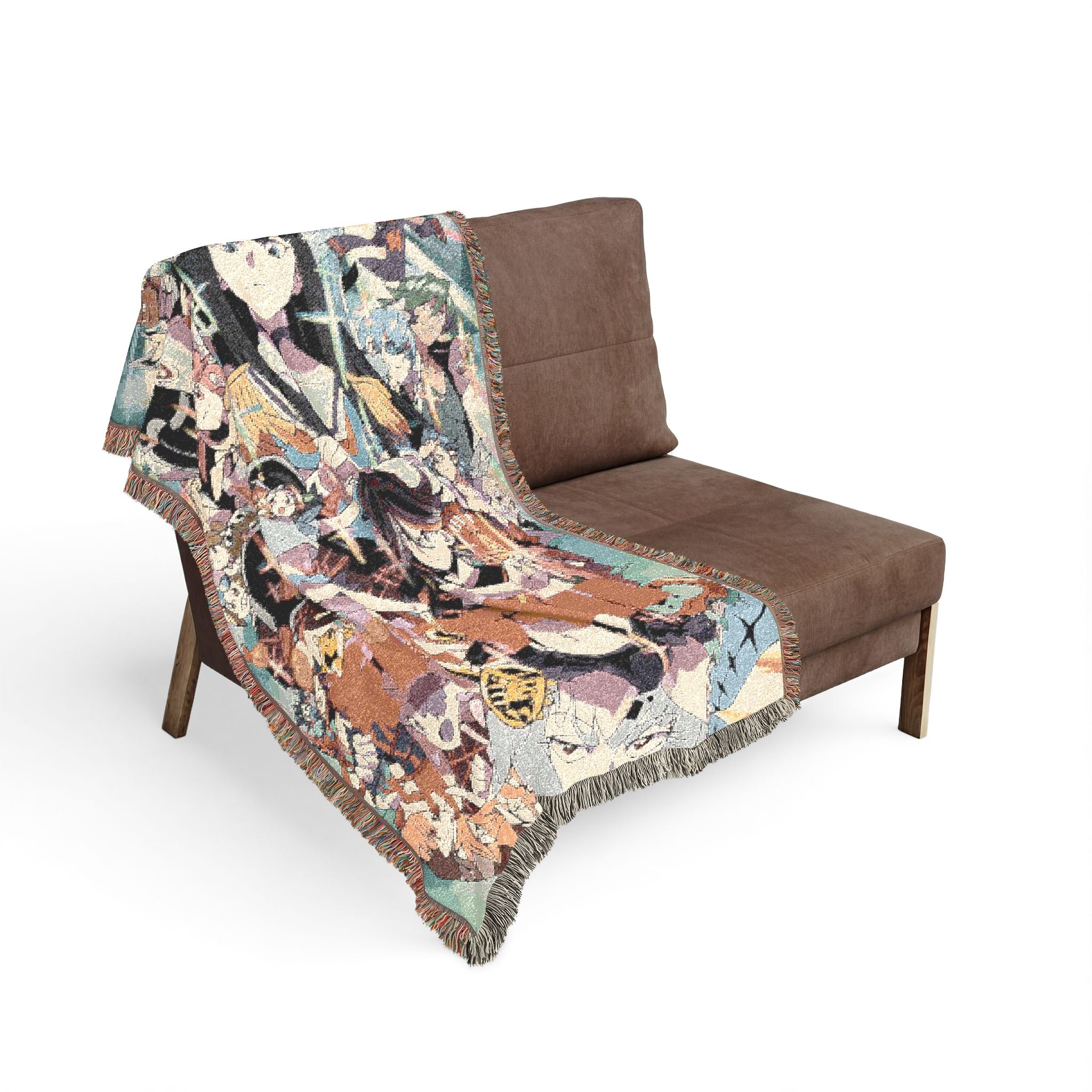 Kill la Kill Art Cotton Woven Blanket | Soft Bedding Throw