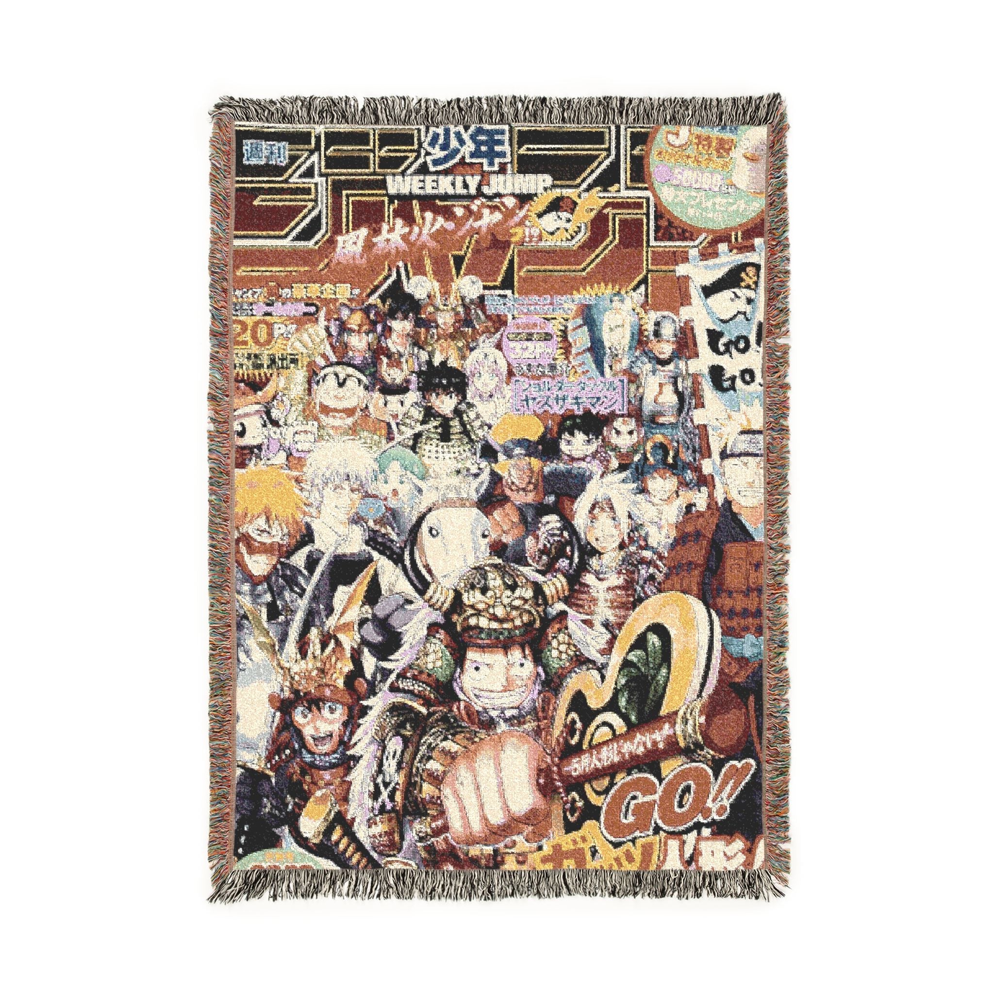 Weekly Jump Cotton Woven Blanket | Soft Throw Bedding