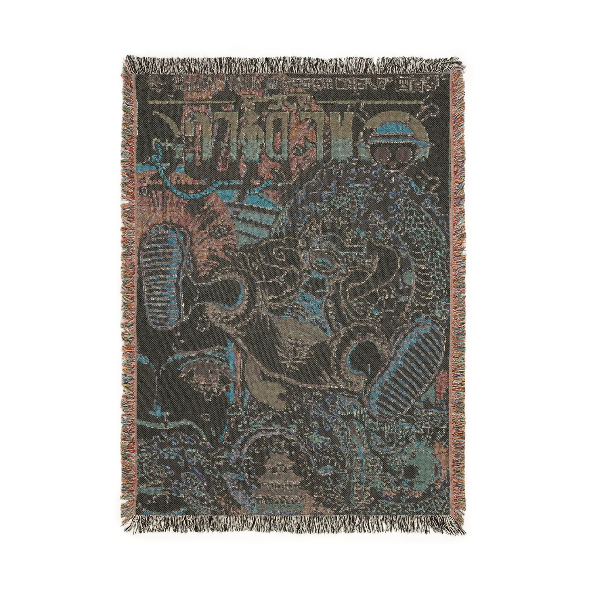 One Piece Cotton Woven Blanket | Soft Throw Decor