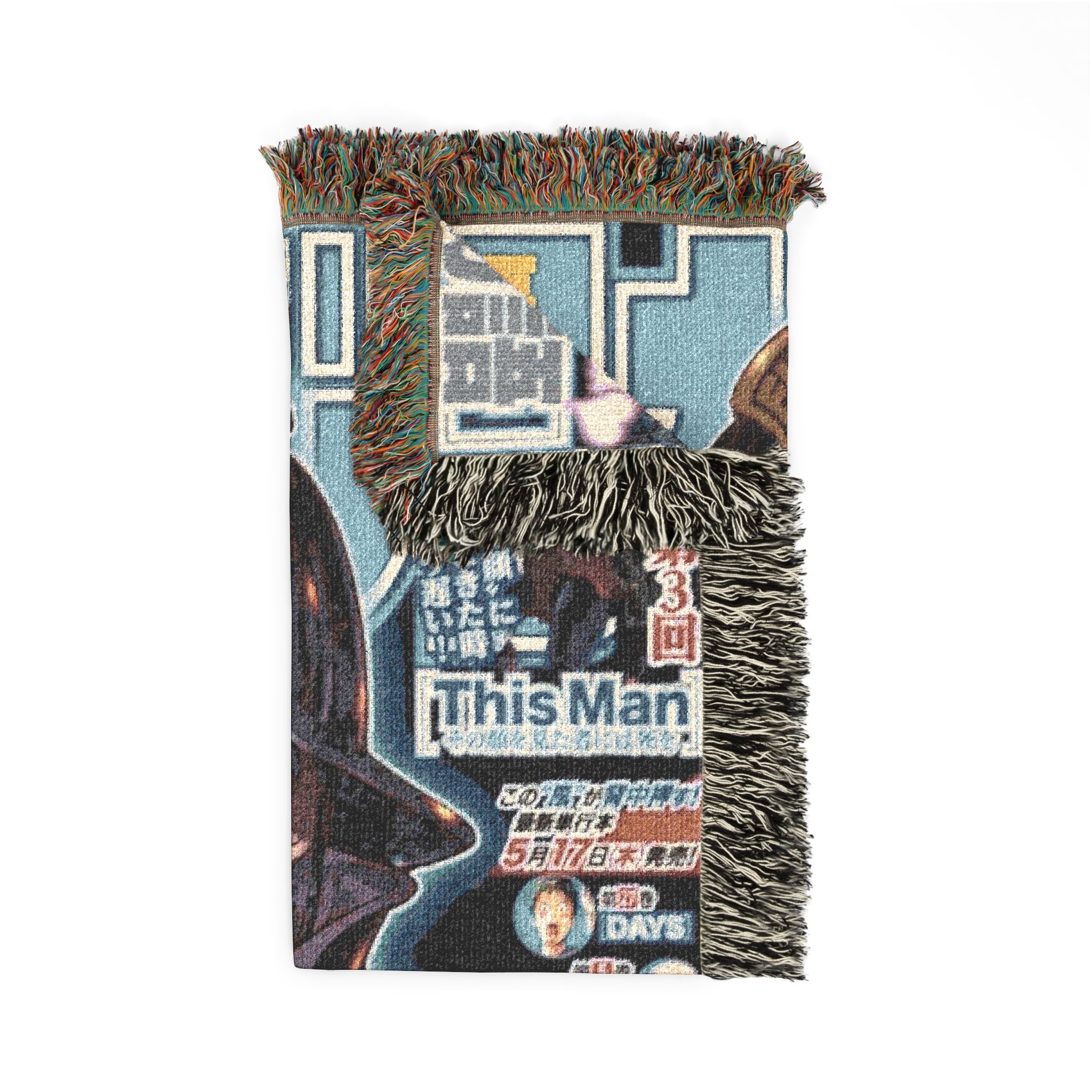 Fire Force Shinra Cotton Woven Blanket | Soft Throw Bedding