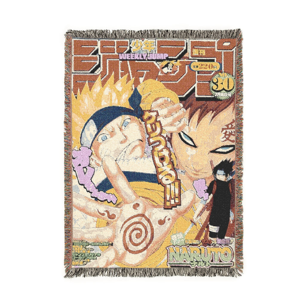 Naruto Cotton Woven Blanket | Soft Throw Bedding