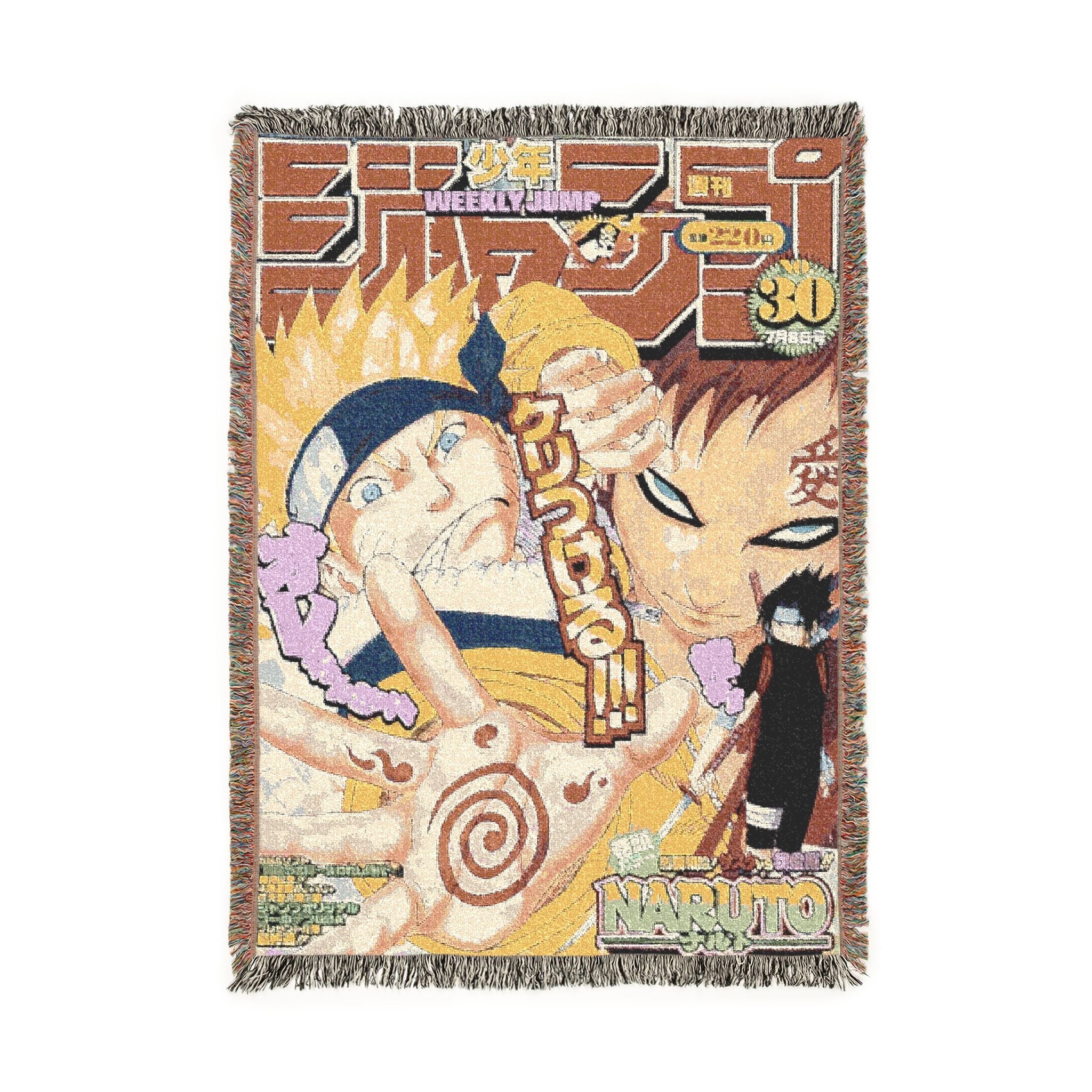 Naruto Cotton Woven Blanket | Soft Throw Bedding