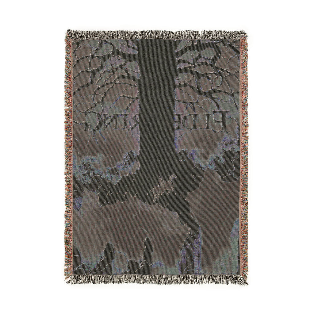 Elden Ring Tarnished Cotton Woven Blanket | Soft Bedding Throw