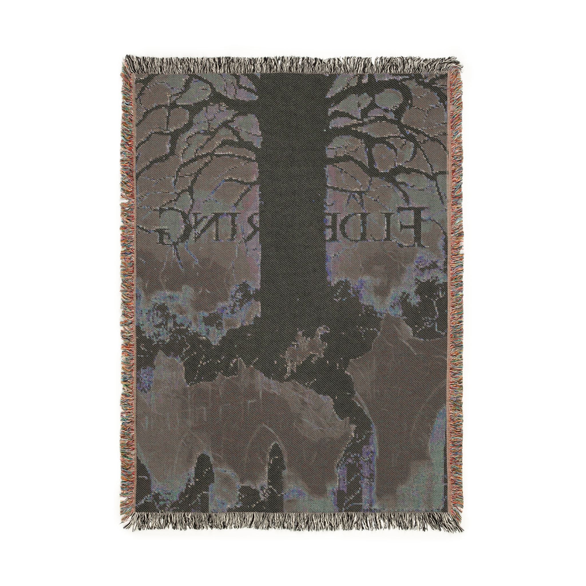 Elden Ring Tarnished Cotton Woven Blanket | Soft Bedding Throw