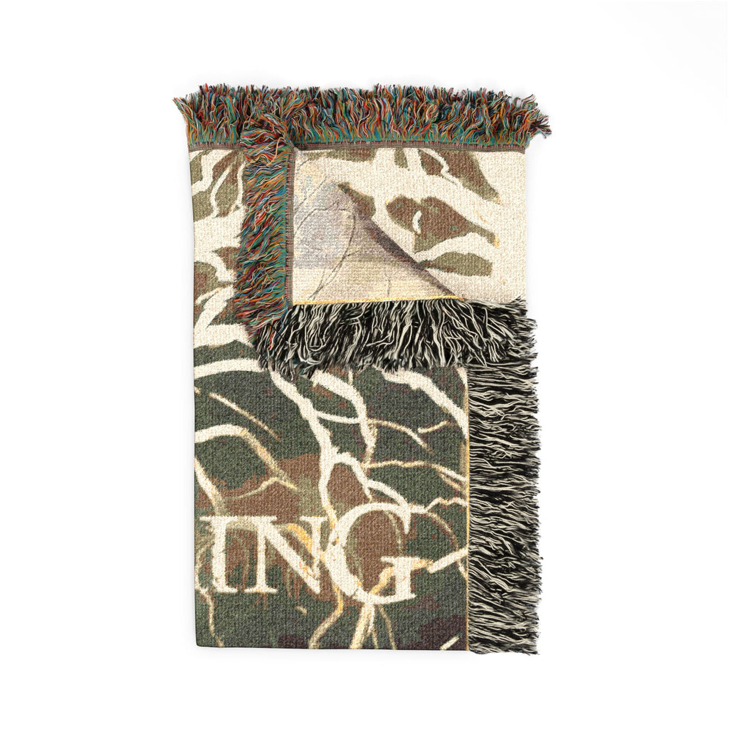 Elden Ring Tarnished Cotton Woven Blanket | Soft Bedding Throw