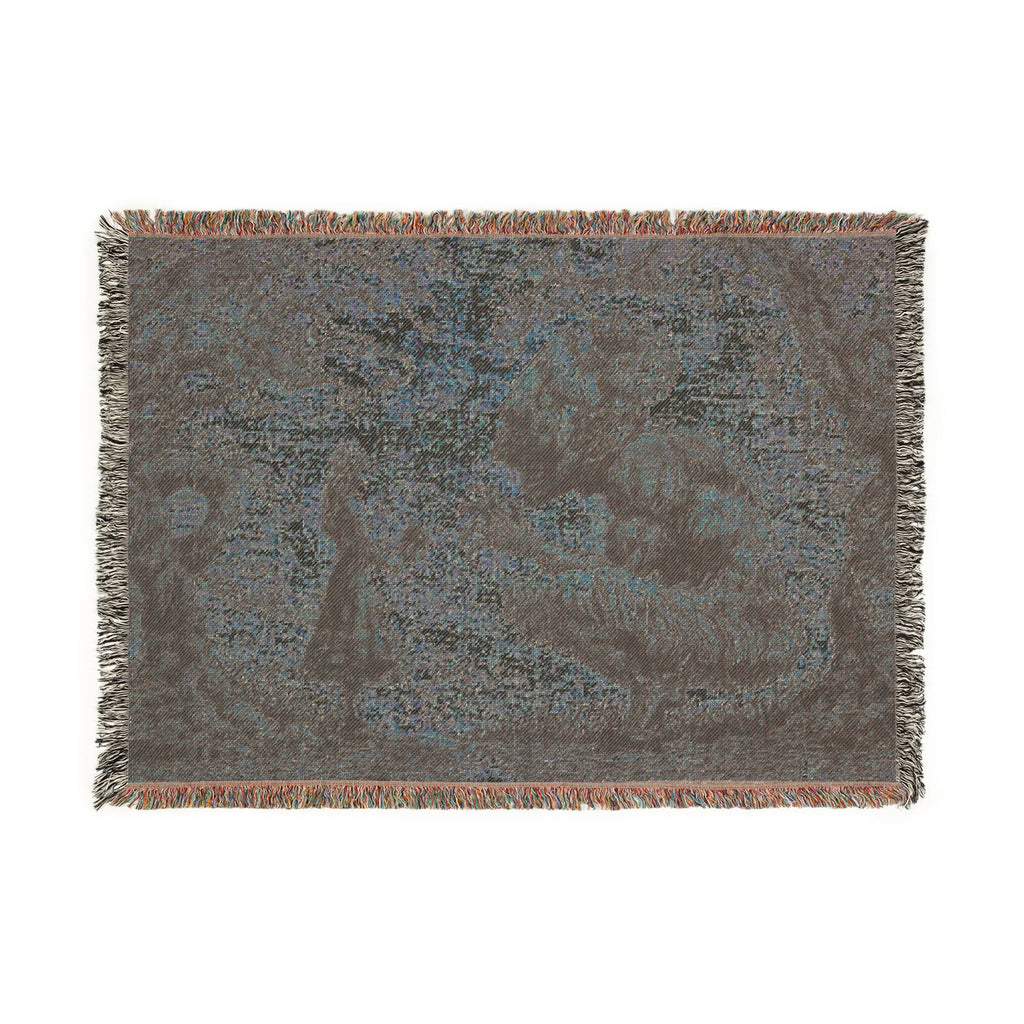 Attack On Titan Illustration Cotton Woven Blanket | Soft Throw Bedding