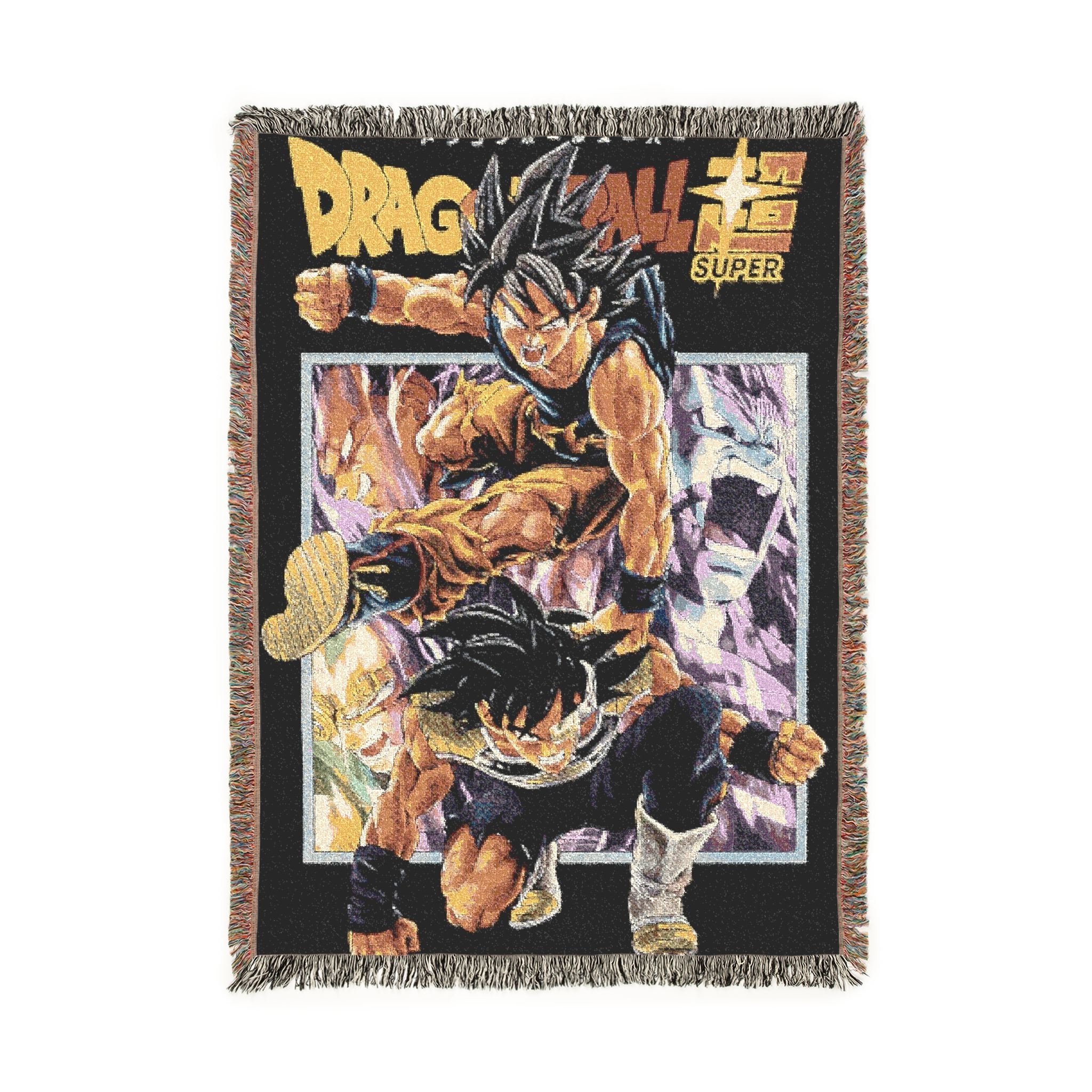 Dragon Ball Super Cover Cotton Woven Blanket | Soft Bedding Throw