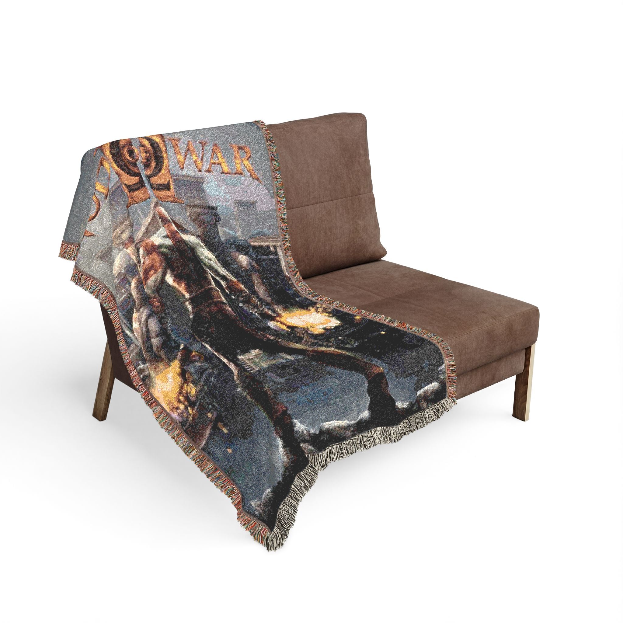 God of War II Cotton Woven Blanket | Soft Throw Bedding