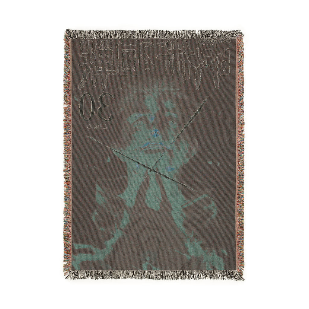 JJK Sukuna Cotton Woven Blanket | Soft Bedding throw