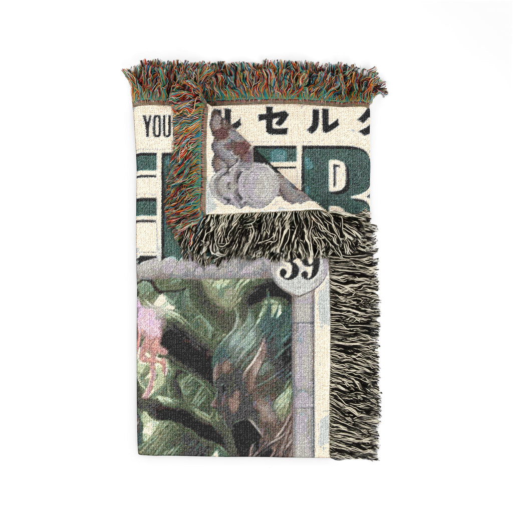 Berserk Manga Cover Cotton Woven Blanket | Soft Bedding Throw