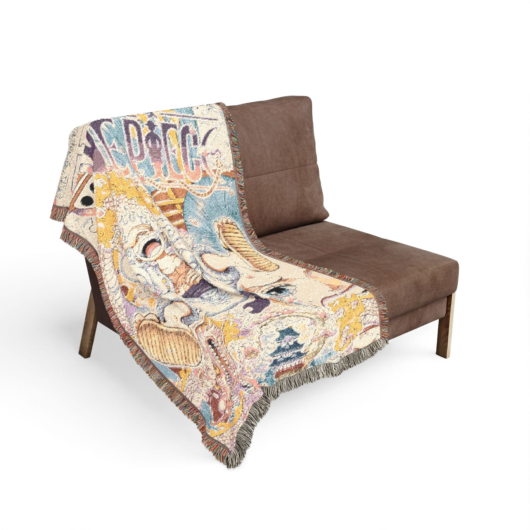 One Piece Cotton Woven Blanket | Soft Throw Decor