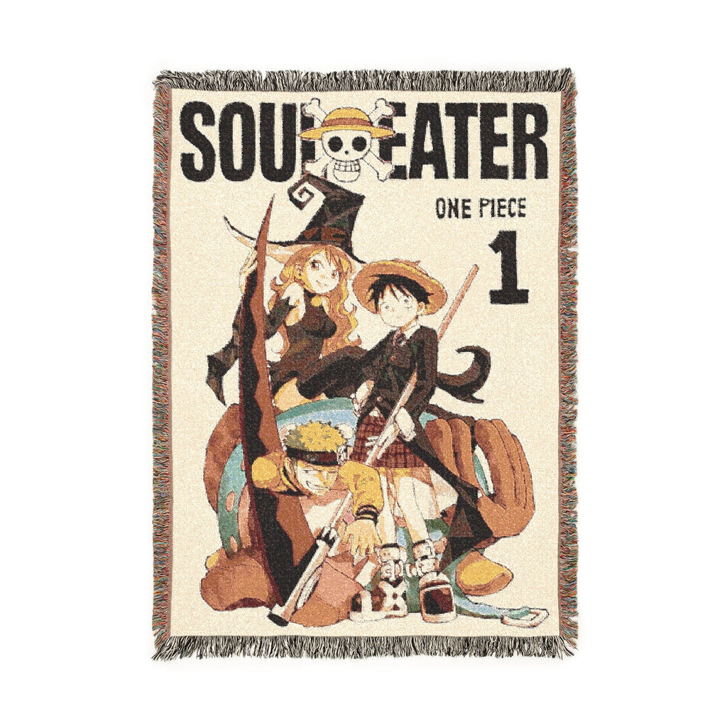 Soul Eater Anime Characters Woven Blanket | Manga Art Throw