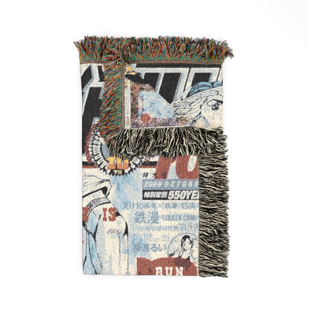 Jojo's Bizarre Adventure SBR Cotton Woven Blanket | Soft Throw Bedding